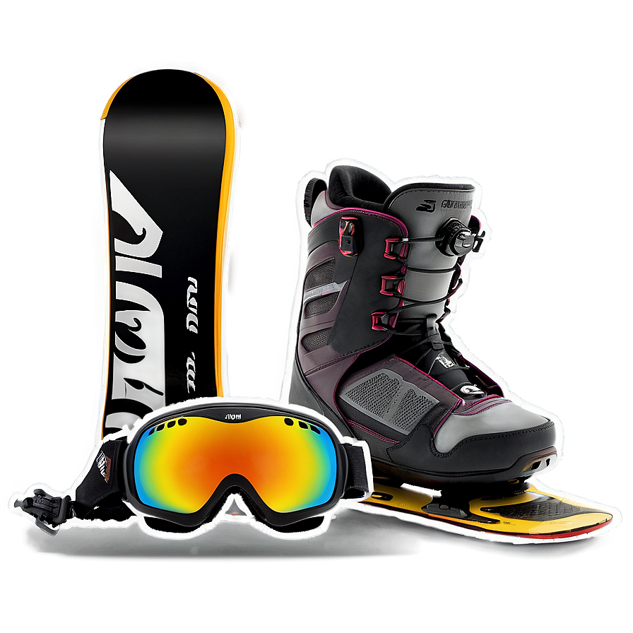 Snowboard Equipment Png 05242024 PNG Image