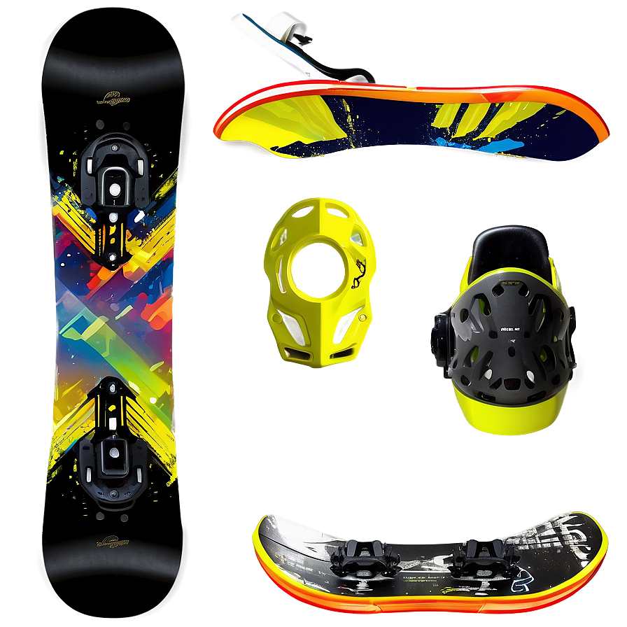 Snowboard Equipment Png Jvo PNG Image