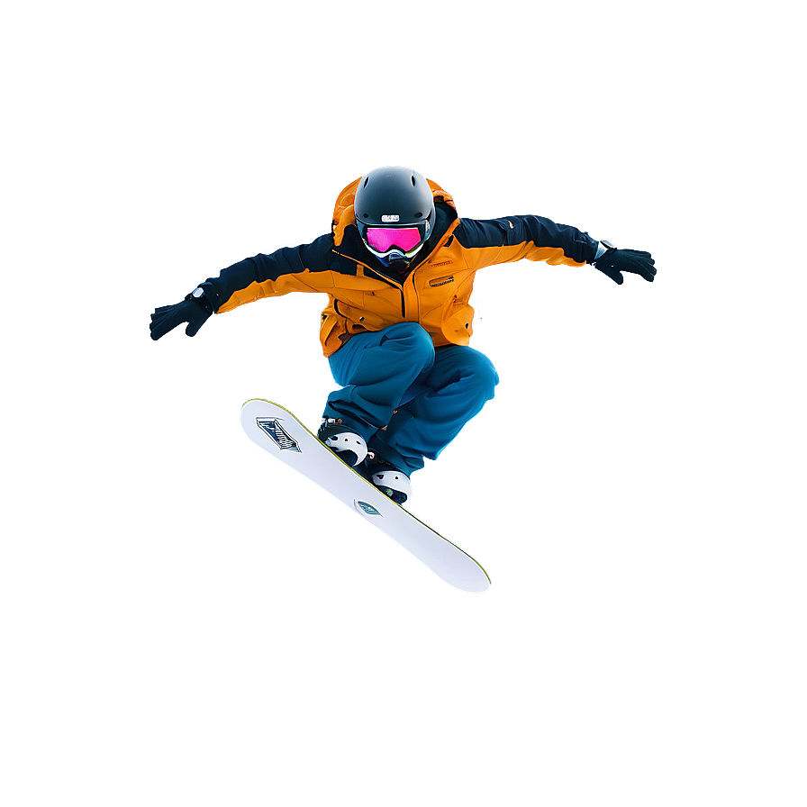 Snowboarder Extreme Jump Png Hfw PNG Image