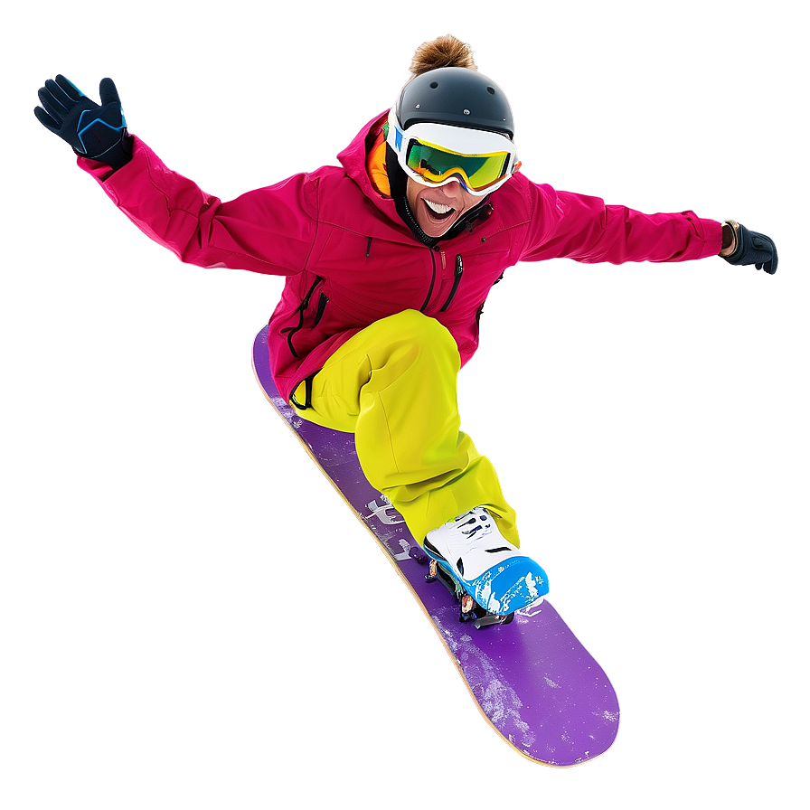 Snowboarder Extreme Jump Png Vou63 PNG Image