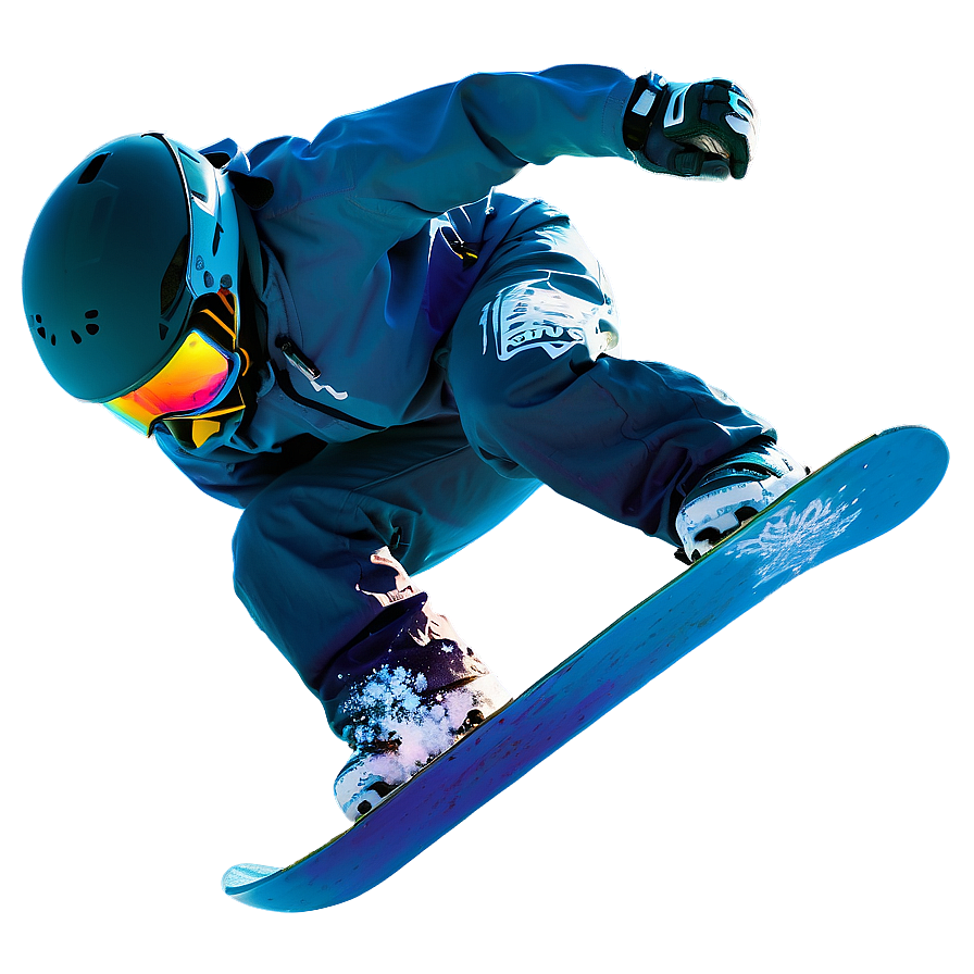 Snowboarder Jumping Mountain Png 43 PNG Image