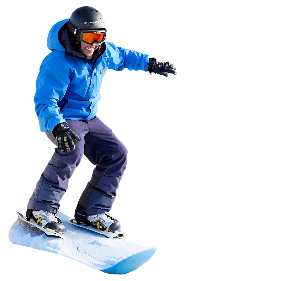 Snowboarding B PNG Image