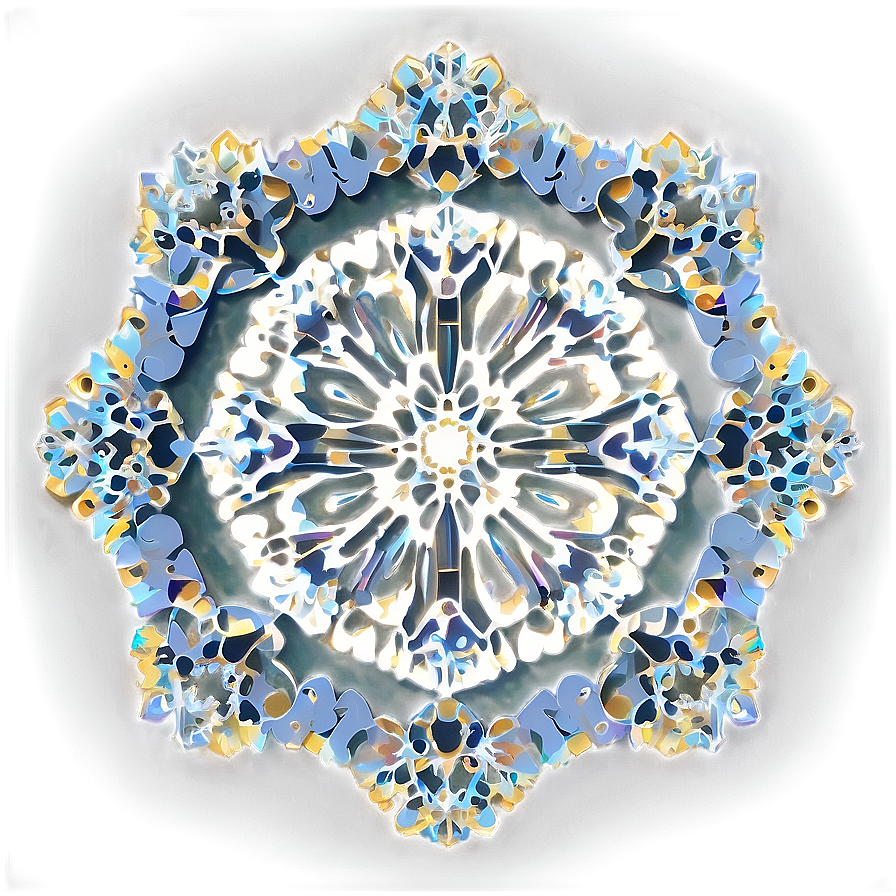 Snowflake Doily Pattern Png 06122024 PNG Image