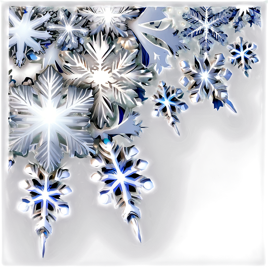 Snowflake Frame Png Vta26 PNG Image