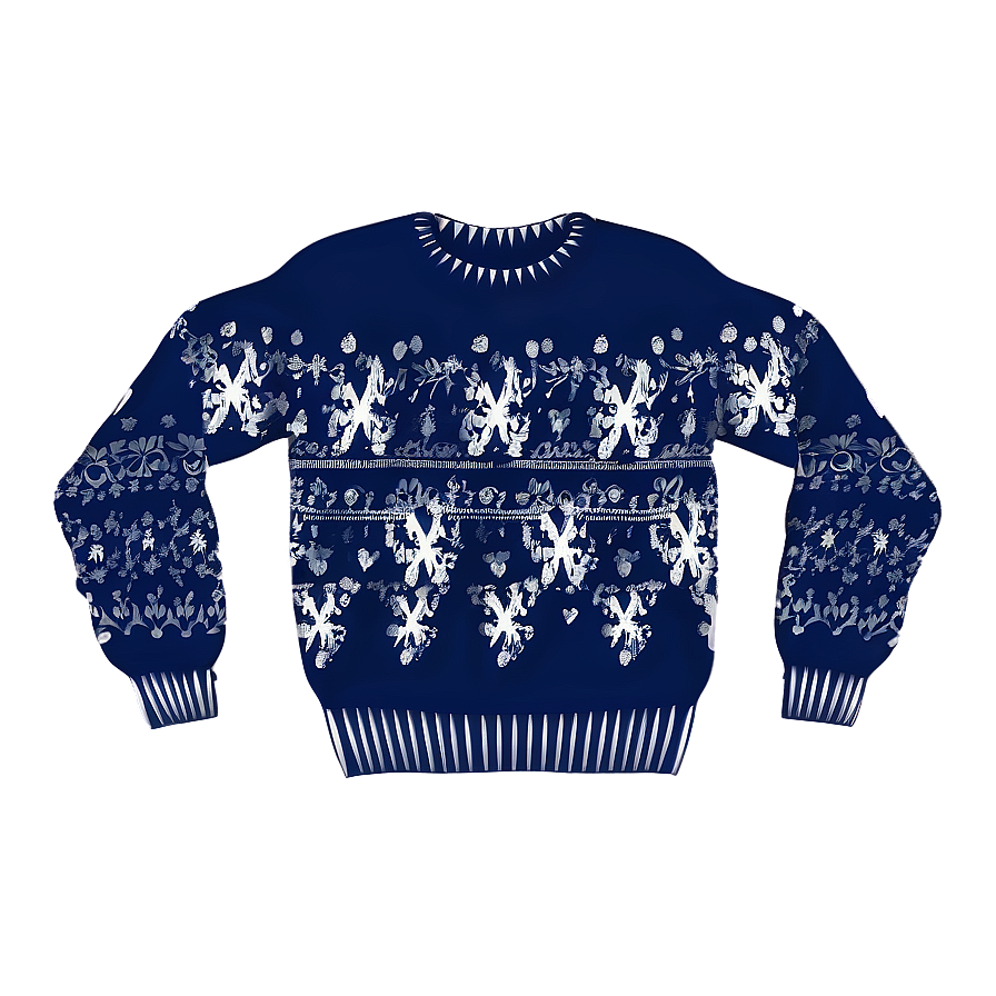 Snowflake Sweater Design Png 87 PNG Image