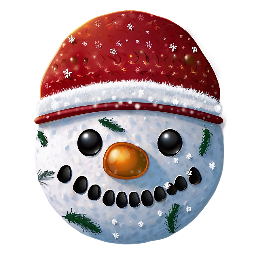 Snowman Head Winter Png 23 PNG Image