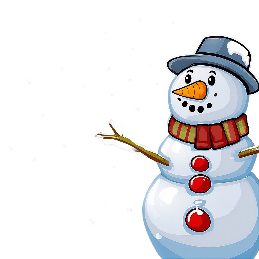 Snowman In A Snowstorm Png Tpq88 PNG Image