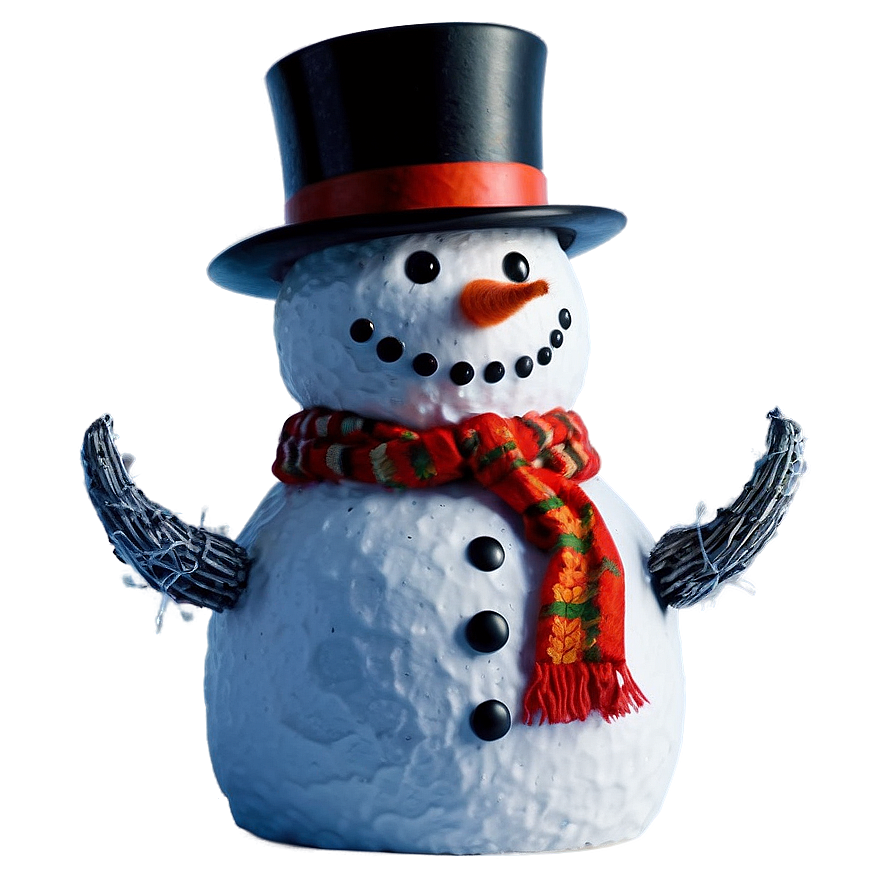 Snowman With Christmas Lights Png 05032024 PNG Image