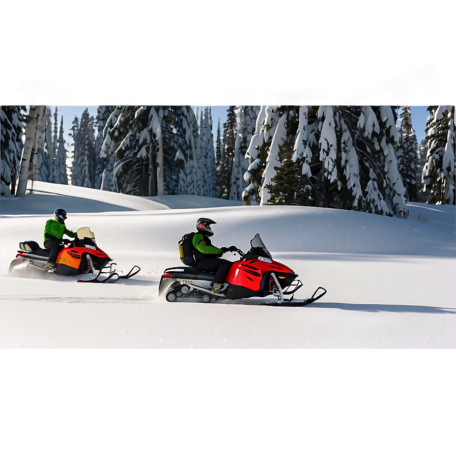 Snowmobile Guided Tours Png Bjk PNG Image