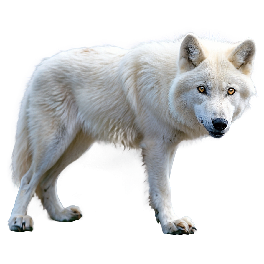 Snowy Arctic Wolf Png Xcx39 PNG Image