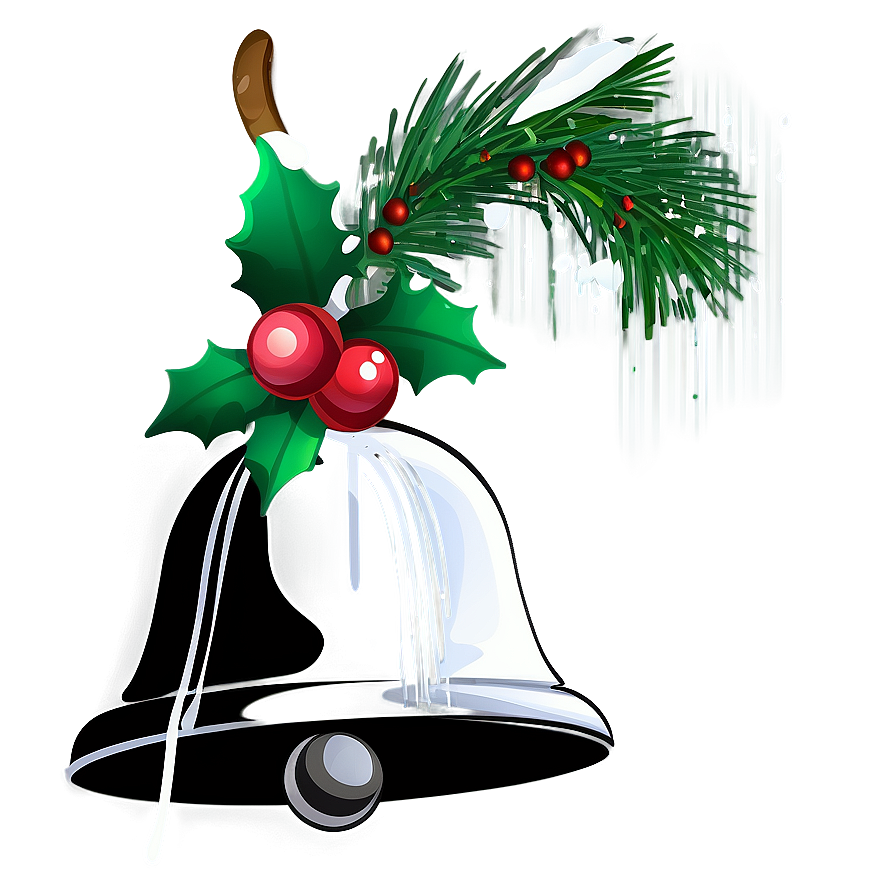 Snowy Christmas Bell Png 06242024 PNG Image