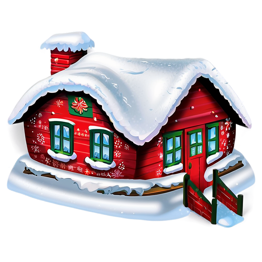 Snowy Christmas Village Png 47 PNG Image