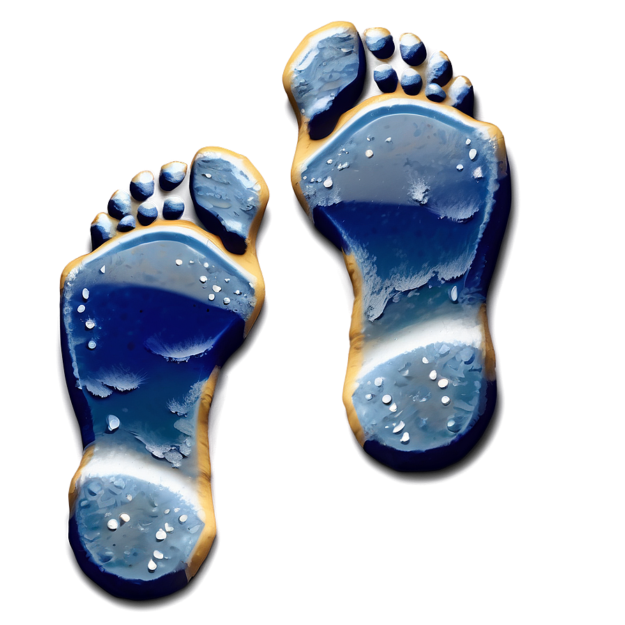 Snowy December Footprints Png 37 PNG Image