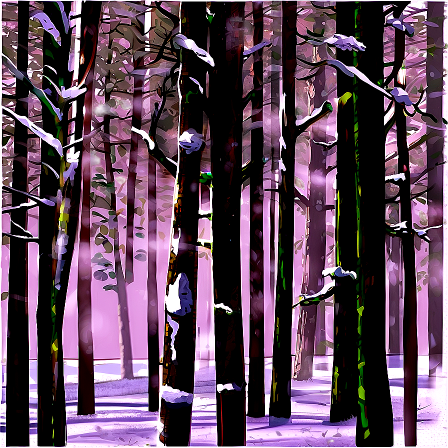 Snowy Forest Transparent Png 88 PNG Image