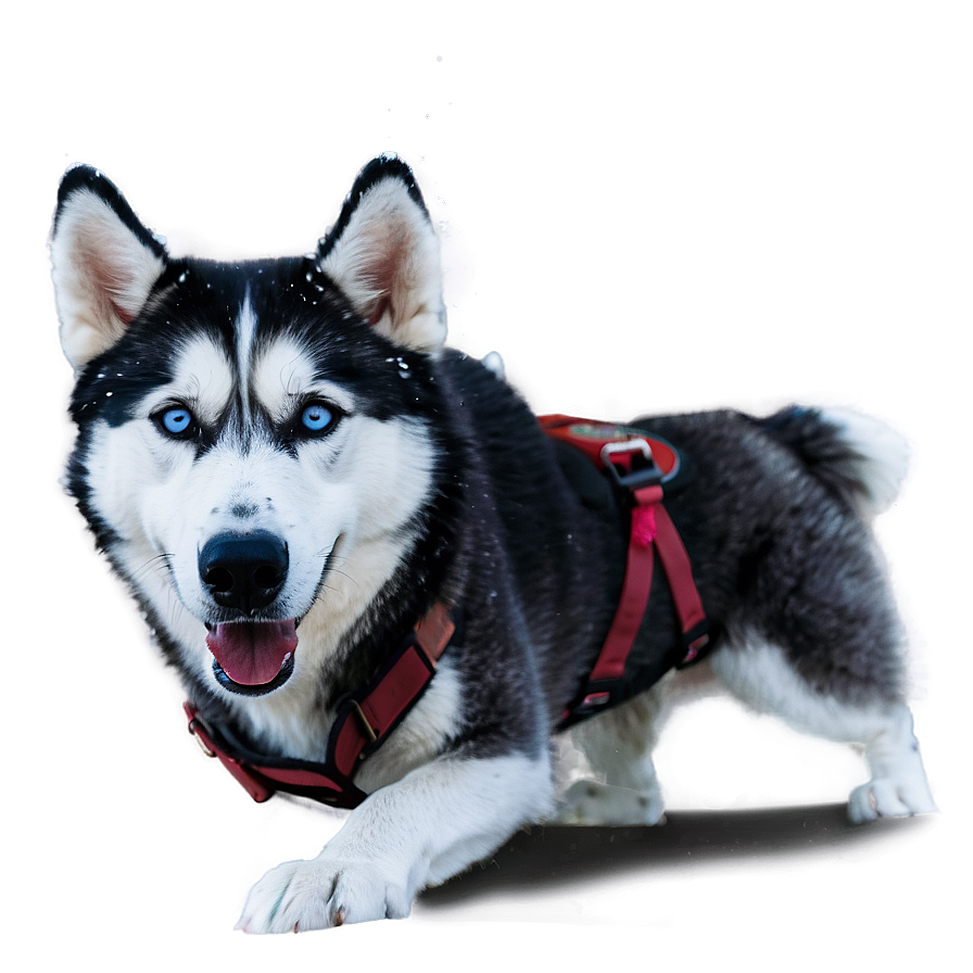 Snowy Husky Adventure Png Nyb14 PNG Image