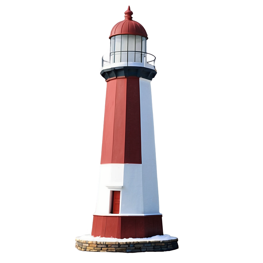 Snowy Lighthouse Png Yye PNG Image