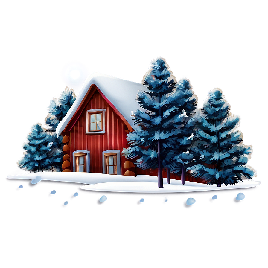 Snowy Night Transparent Png Ijw5 PNG Image