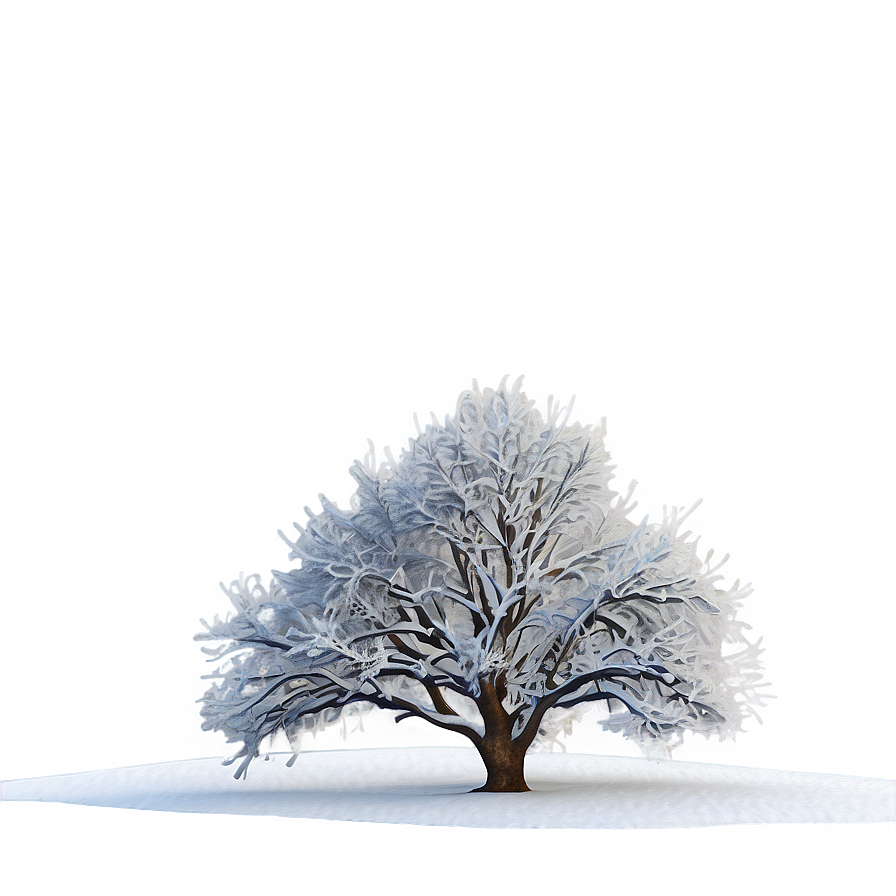 Snowy Orchard Trees Png Lpo PNG Image