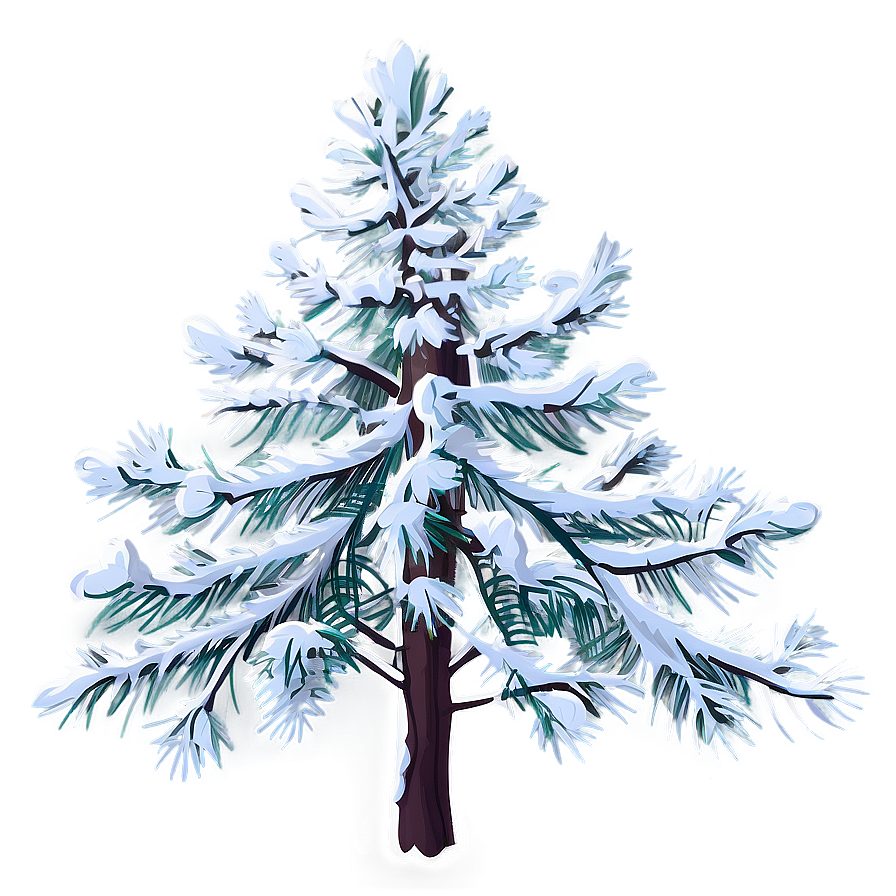 Snowy Pine Tree Png 82 PNG Image