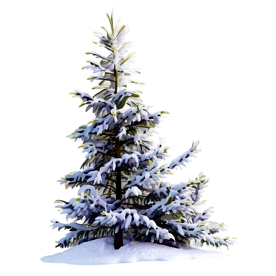 Snowy Spruce Tree Png 74 PNG Image