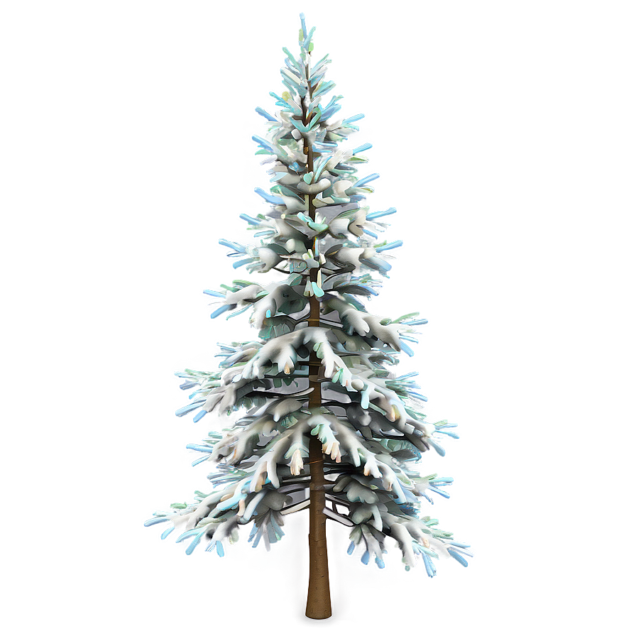 Snowy Spruce Tree Png Vfd PNG Image