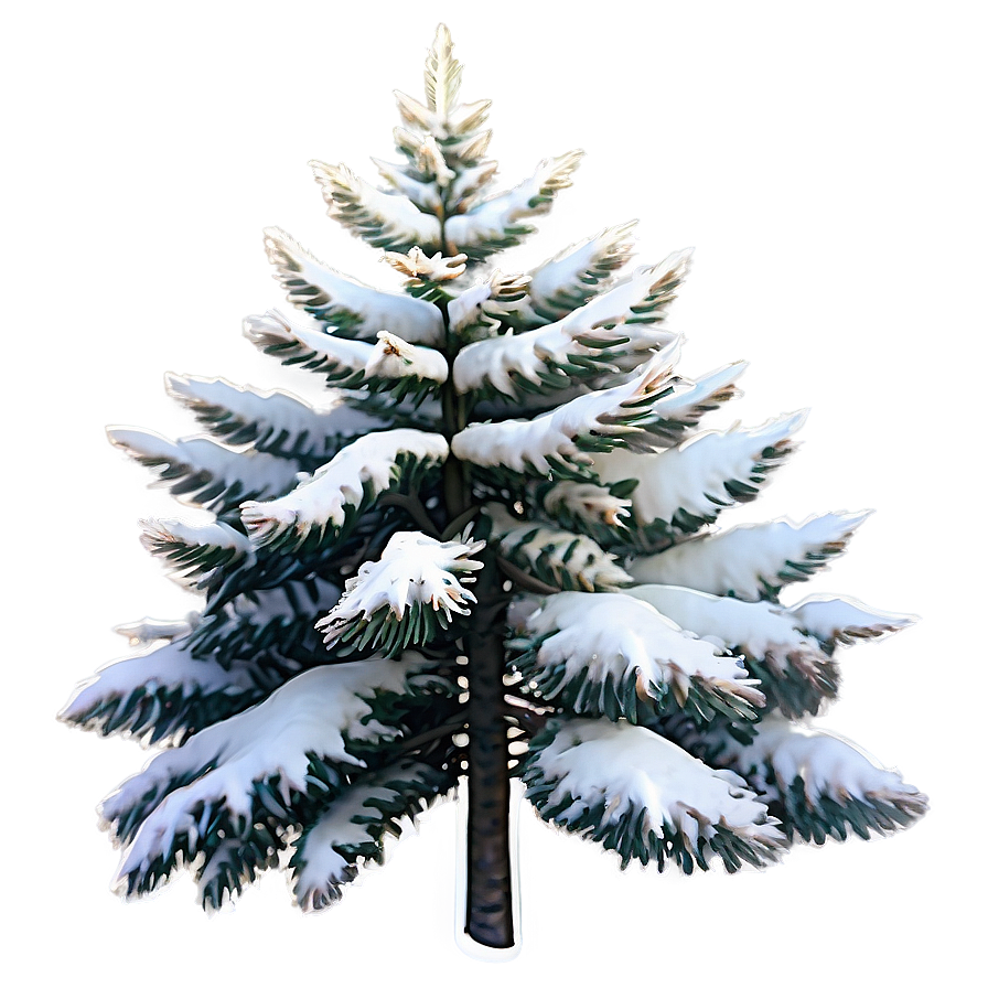 Snowy Spruce Trees Png Sul PNG Image