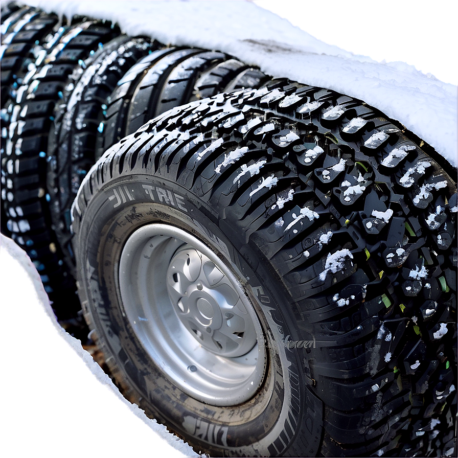 Snowy Tire Tracks Png Xyq PNG Image