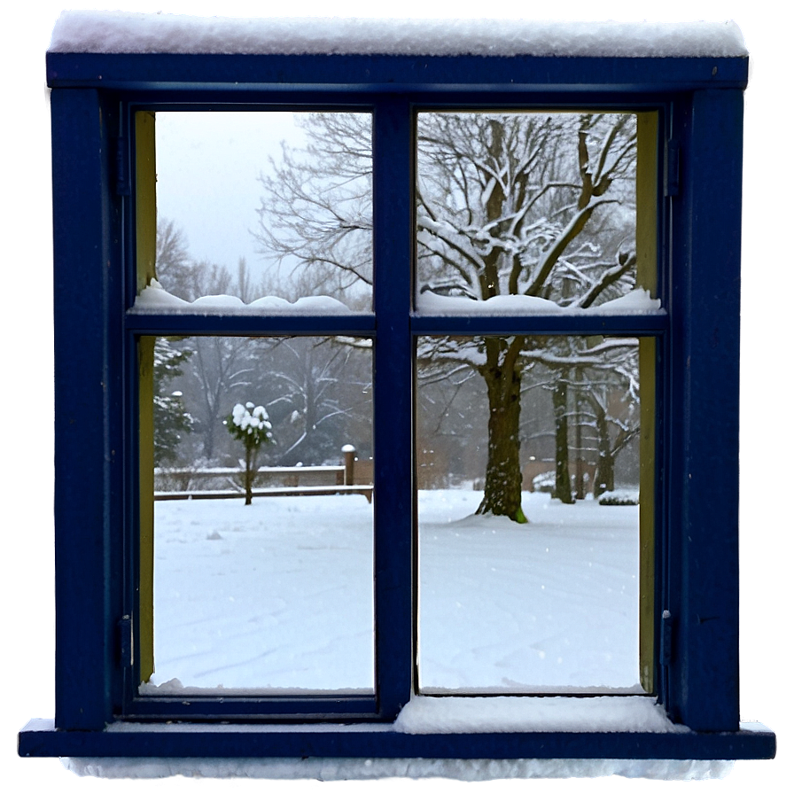 Snowy Window Transparent Png 84 PNG Image