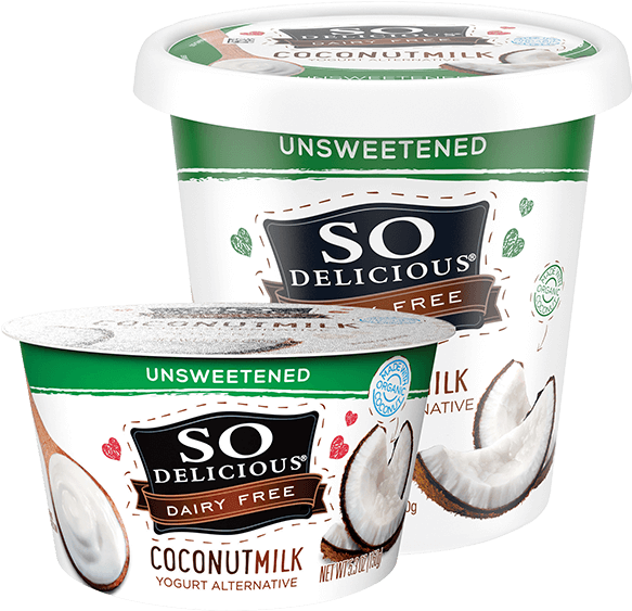 So Delicious Coconut Milk Yogurt Alternative PNG Image