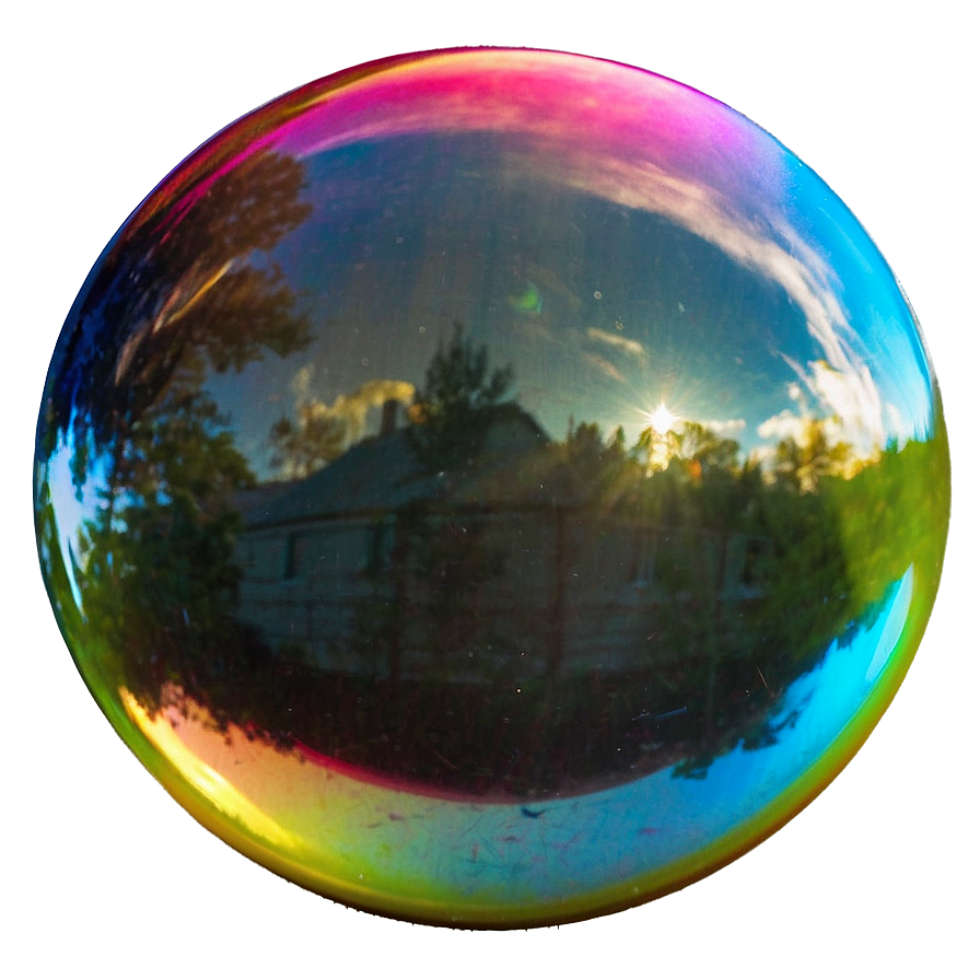 Soap Bubble In Bright Daylight Png Dnn PNG Image