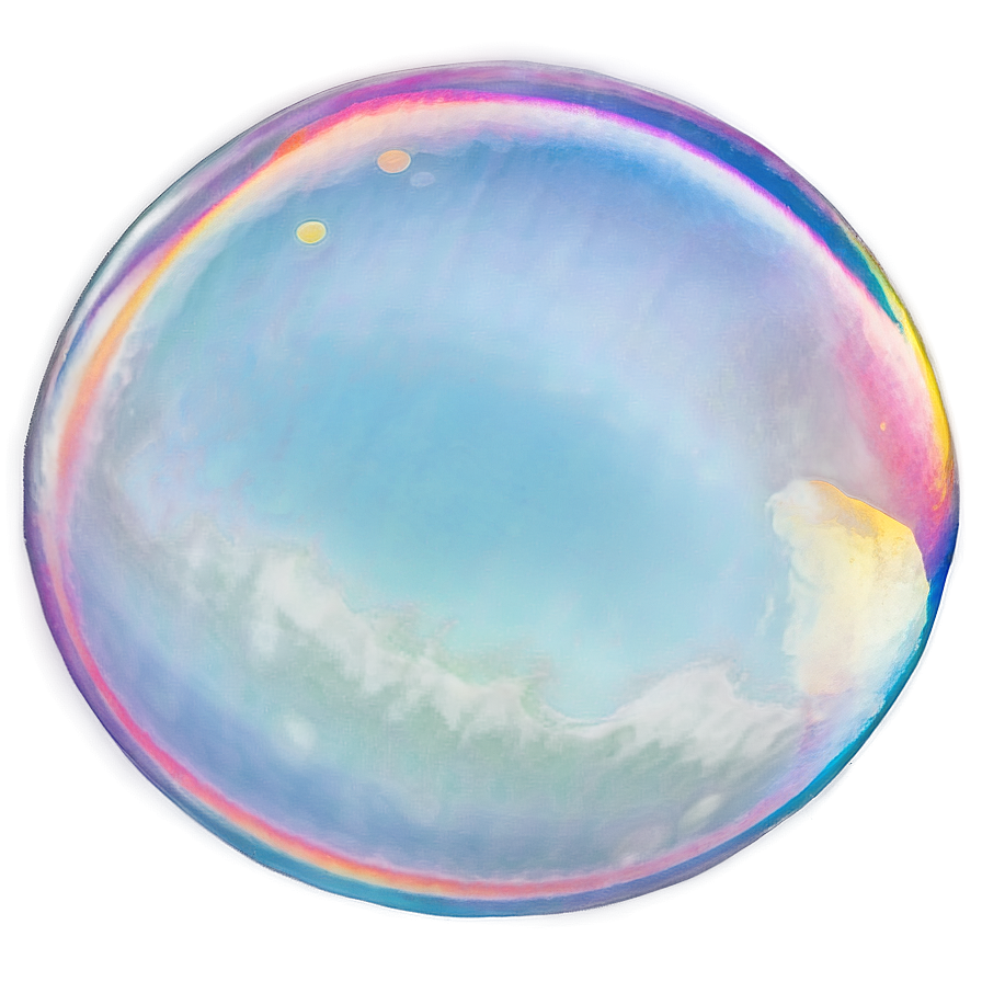 Soap Bubble With Blue Sky Png Amr PNG Image