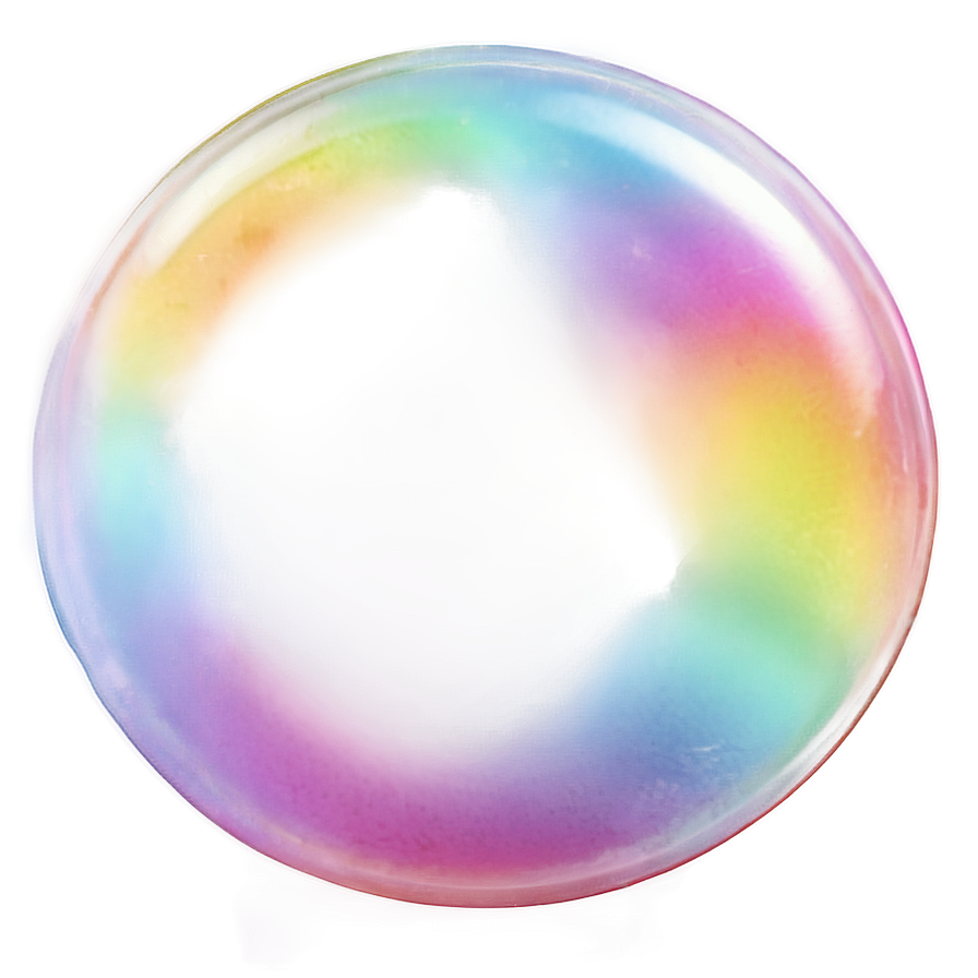 Soap Bubble With Rainbow Colors Png 26 PNG Image