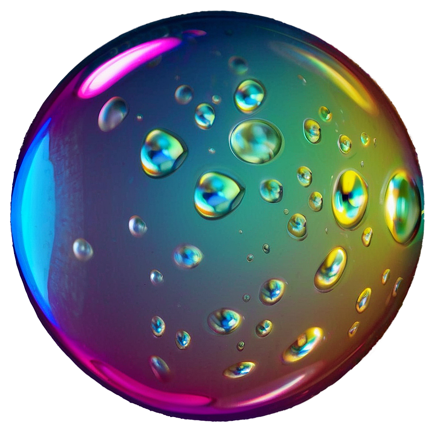 Soap Bubble With Vivid Colors Png Opd PNG Image