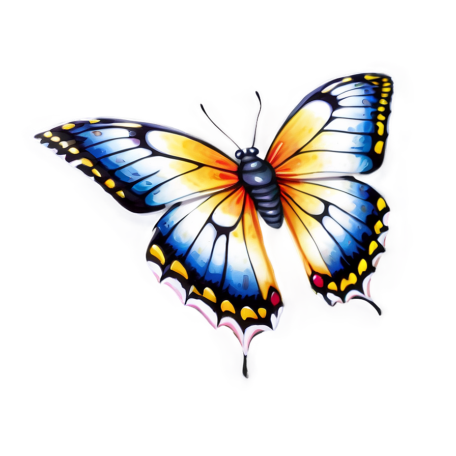 Soaring Butterfly Png 06112024 PNG Image