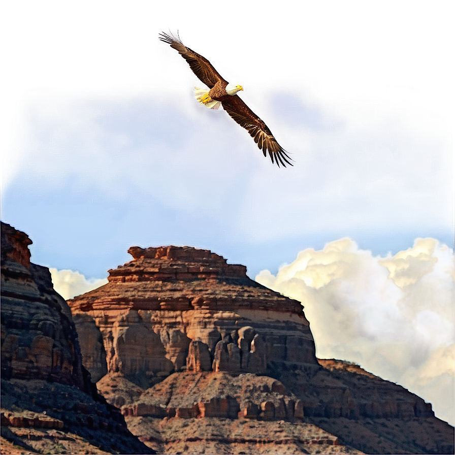 Soaring Eagles Above Canyon Png Thr29 PNG Image