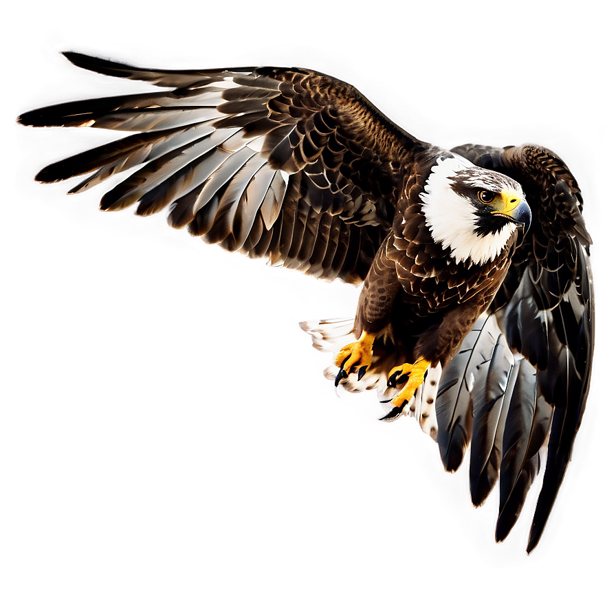 Soaring Falcon Silhouette Png Aby99 PNG Image