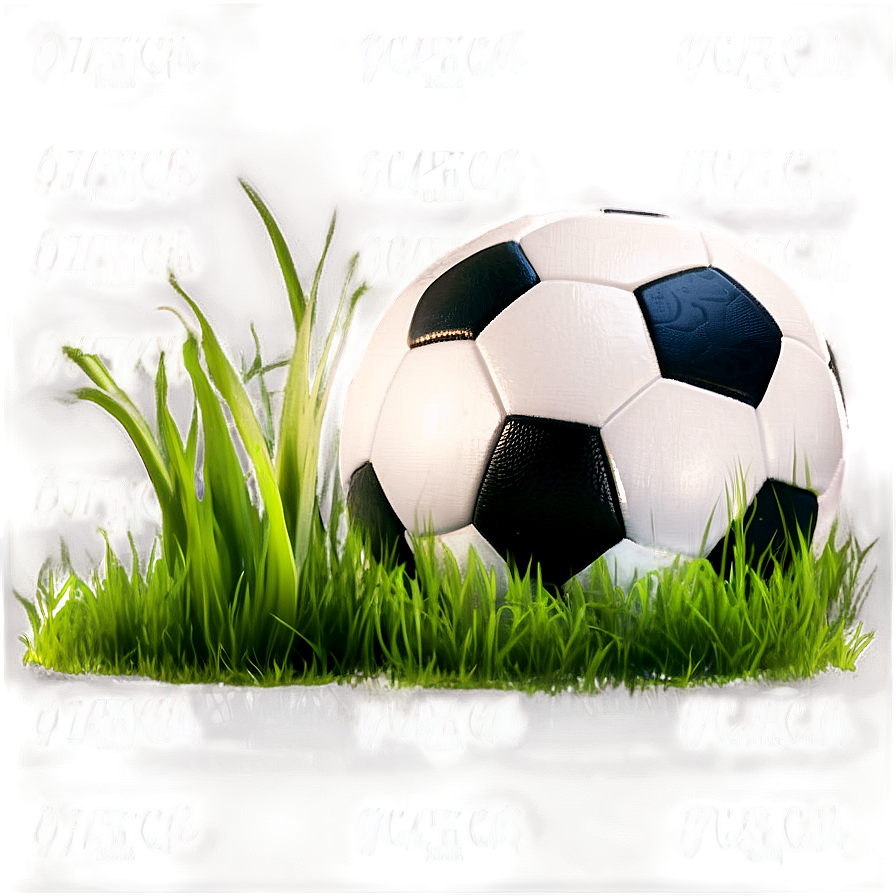 Soccer Ball In Grass Png 60 PNG Image