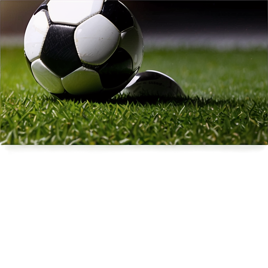 Soccer Ball On Field Png Vxb82 PNG Image