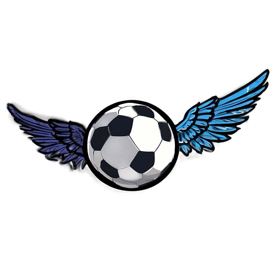 Soccer Ball With Wings Png Nmu62 PNG Image