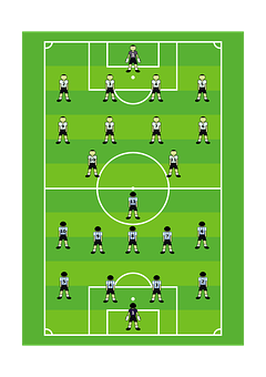 Soccer Formation442 Illustration PNG Image