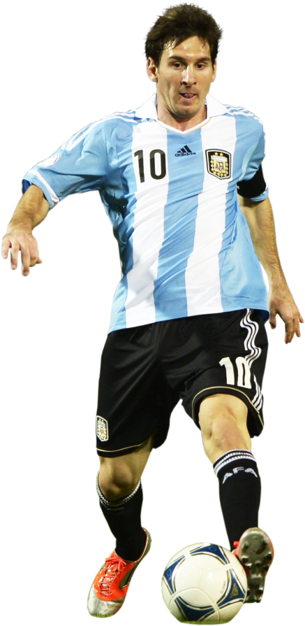 Soccer_ Player_in_ Action_ Argentina PNG Image