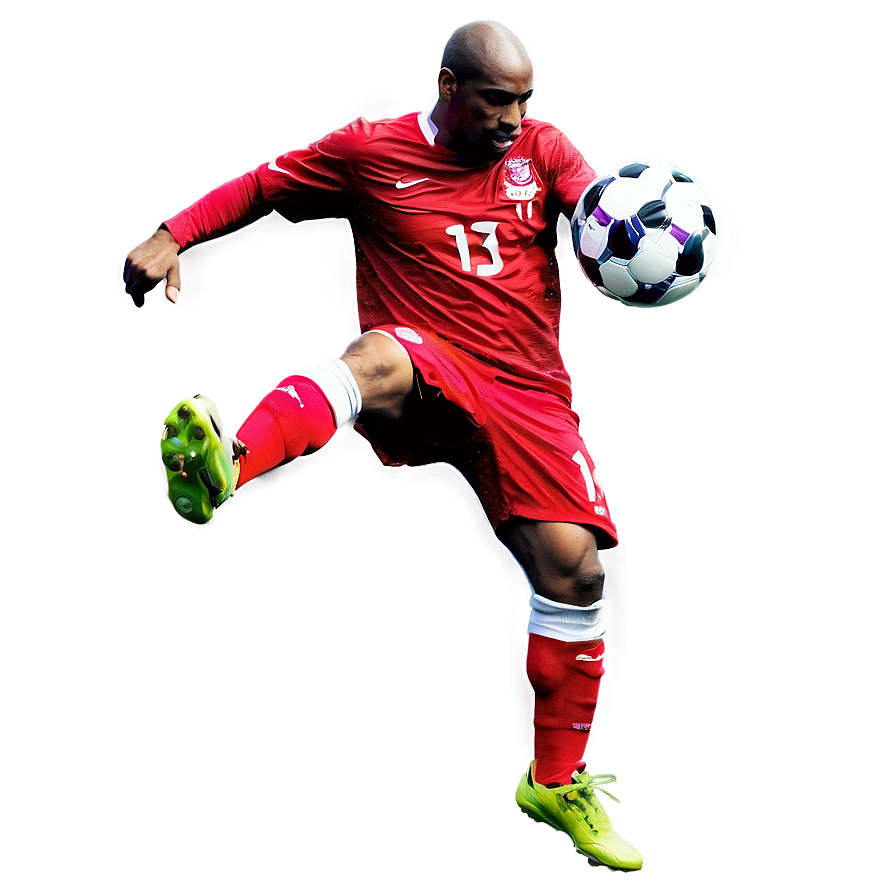 Soccer Player Kicking Ball Png 41 PNG Image