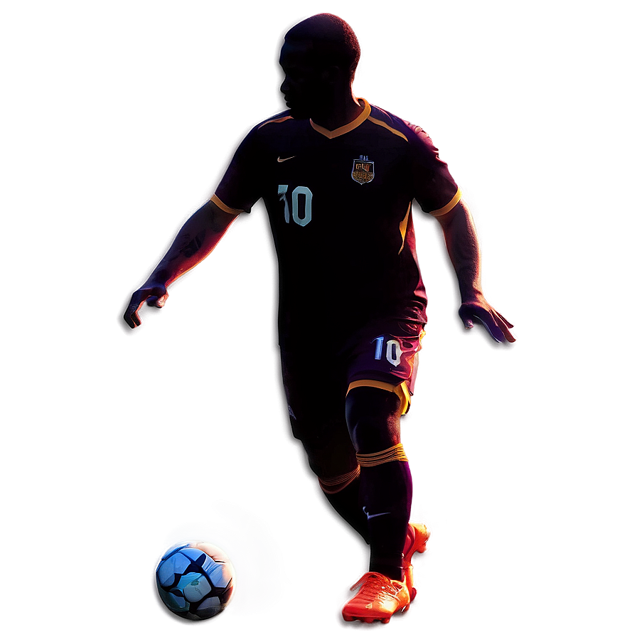 Soccer Player Silhouette Png Iyi PNG Image