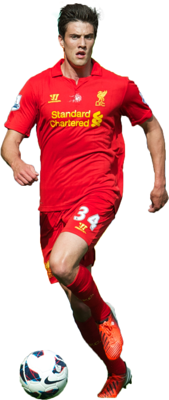 Soccer Playerin Action Liverpool F C PNG Image