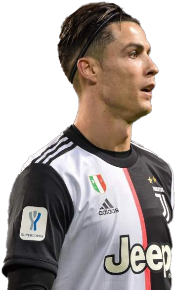 Soccer_ Star_in_ Juventus_ Kit PNG Image