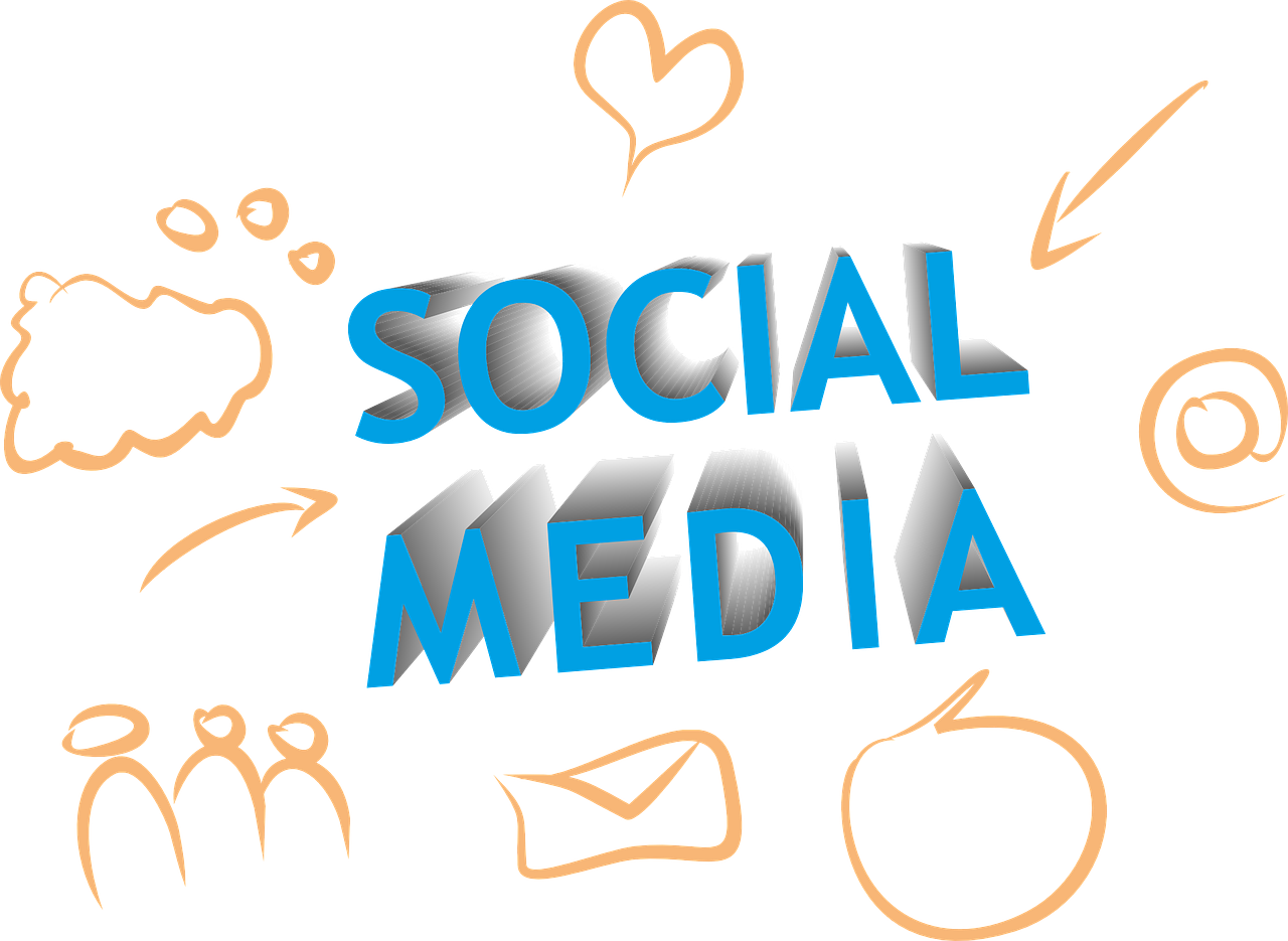 Social Media Concept Illustration PNG Image