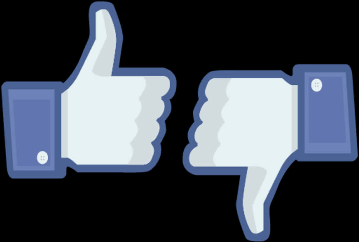 Social Media Like Dislike Icons PNG Image