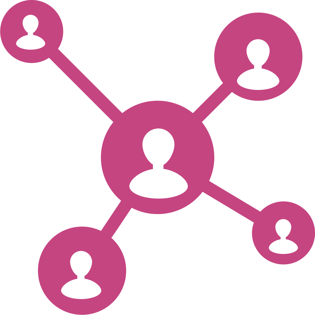 Social Network Connection Graphic PNG Image