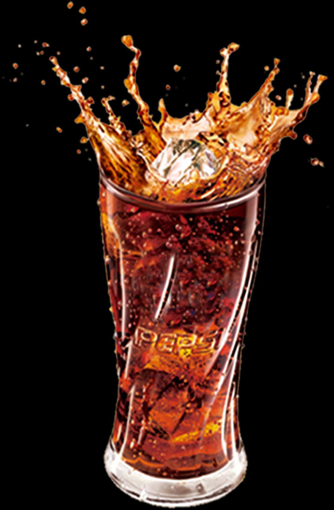 Soda Splashin Glass PNG Image