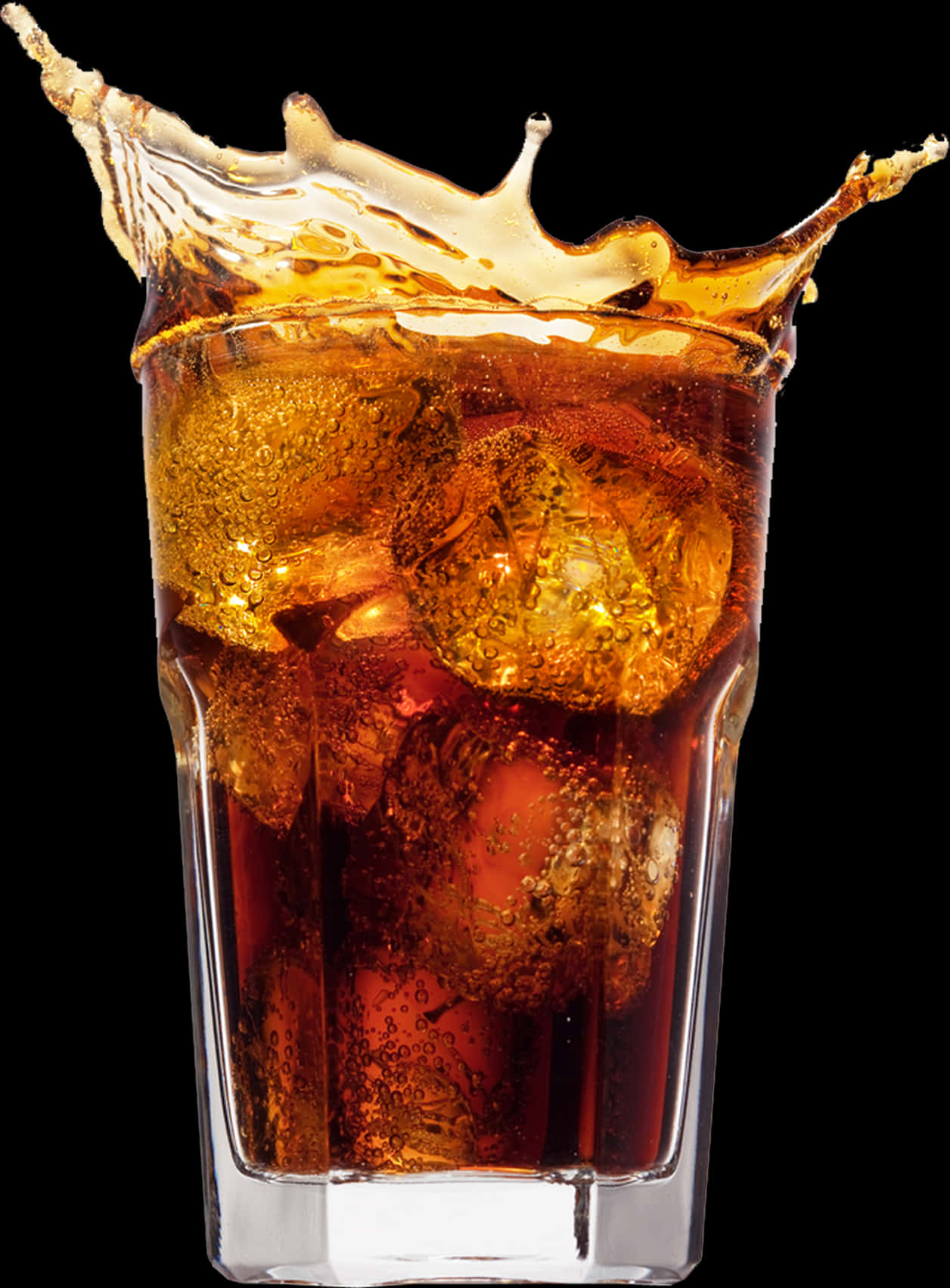 Soda Splashin Glass PNG Image